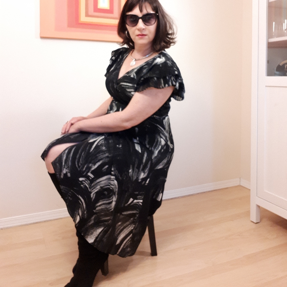Halston Wrap Dress